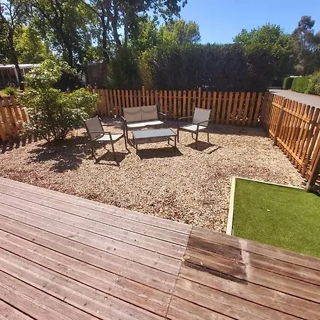 Chalet T3/clim/wifi/pkg/terrasse/15 Min Plages