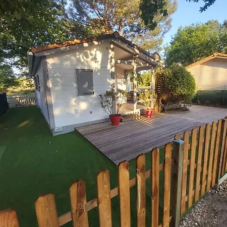 Chalet T3/clim/wifi/pkg/terrasse/15 Min Plages *