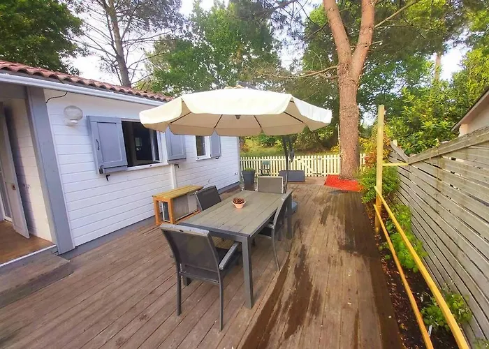 Chalet T3/clim/wifi/pkg/terrasse/15 Min Plages Σαλέ La Teste-de-Buch